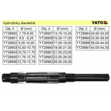 YATO Výstružník stavitelný 29,50-33,50mm HSS YT-28964
