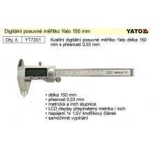 Posuvné měřítko digitální YATO 150mm