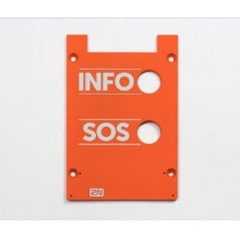 9152903 - 2N® IP Safety náhradní přední panel pro verzi s 2 tlačítky INFO&SOS