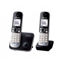 Telefon bezšňůrový Panasonic KX-TG6812FXB, černý