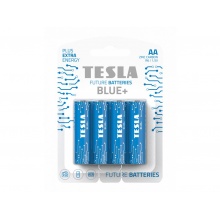 Baterie Tesla BLUE+ AA tužková baterie 4 ks, (R06, shrink)