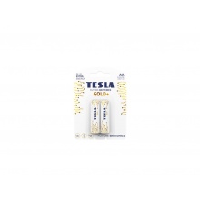 Baterie Tesla GOLD+ - tužková baterie AA (LR06) balení v blistru po 2 ks