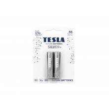 Baterie Tesla SILVER+ AA tužková baterie 2ks, (LR06, blistr)