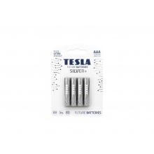 Baterie Tesla SILVER+ AAA tužková baterie 4ks,(LR03, blistr)
