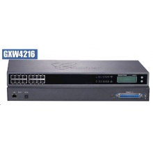 Brána IP Grandstream GXW4216, 1xRJ45 1Gb, 16xFXS, 16xSIP účtů, 1x RJ21, LCD