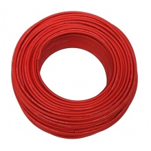 Solární kabel 4mm2, 1500V, červený, 100m