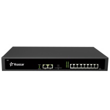 Yeastar IP ústředna S50, 50 uživatelů, 25 hovorů, až 8 portů pro FXS, GSM, FXO a BRI, 50x IP trunks