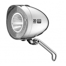 osvětlení přední XLC Retro CL-D03 LED dynamo stříbrné