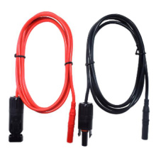 Solární kabel 2,5mm2, červený+černý s konektory MC4/ multimetr, 1m
