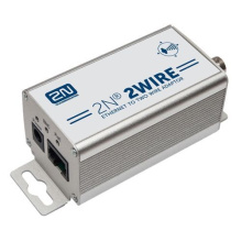 2N 2Wire/Ethernet, převodník, sada dvou kusů, PoE