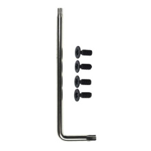 2N® Force, bezpečnostní šrouby torx s pinem, černé (Analog/IP)