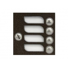 4FN 230 87.1/F - modul 4 tlač. TT KARAT, 4+n, měděná, 4 jmen., se Z