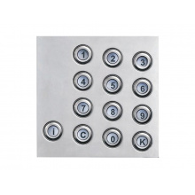 4FN 230 91.5/P - číselnice KARAT, INOX 2-BUS, nerez, podsvit, bez Z