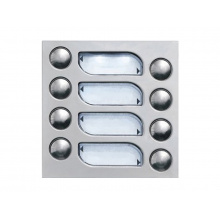 4FN 231 03.5 - modul 8 tlač. TT KARAT INOX, 2-BUS, nerez