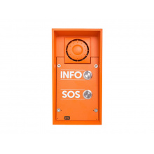 9152102W - IP Safety 2 tlačítka INFO SOS, 10W reproduktor.