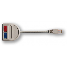 AC-150 C5E - rozdvojka zásuvky na PC/telefon CAT5E