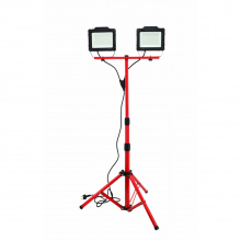 AWTOOLS Dvojitý SMD LED Reflektor 2x50W, 2x4750lm, světlo se stojanem tripod