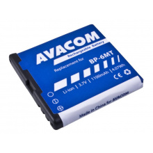 Baterie do mobilu Nokia E51, N81, N81 8GB, N82, Li-Ion 3,6V 1100mAh (náhrada BP-6MT)
