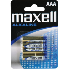 Baterie Maxell -LR03 4BP AAA Alkalické - balení 4 ks (blistr)