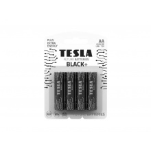 Baterie Tesla BLACK+ alkalická tužková baterie AA (LR06, blistr) 4 ks