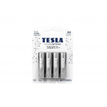 Baterie Tesla SILVER+ AA tužková baterie 4ks, (LR06, blistr)