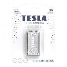 Baterie Tesla - SILVER+ Alkalická baterie 9V (6LR61, blistr)