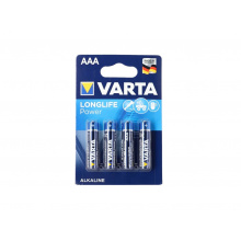 baterie Varta alkalické AAA Longlife Power 4ks