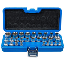 BGS Nástrčné hlavice torx vnitřní E4-E24, gola ořechy sada 28ks