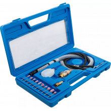 BGS Technic Pneumatická přímá mikro bruska set s ohebnou hřídelí, 17dílů, 3,2mm