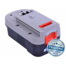 BLACK & DECKER A1718 Ni-MH 18V 3000mAh, články PANASONIC