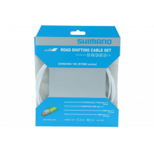 bowdeny+lanka Shimano R7000 SP41+RS900 OPTISLICK set bílý