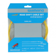 bowdeny+lanka Shimano SP41 polymer set žlutý