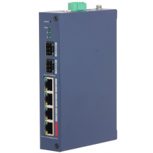 CHS4206-4ET-90 - průmyslový PoE switch, 4x PoE, 2x Gb SFP, MNG L2, DIN, 90W