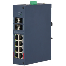 CHS4412-8GT-125 - průmyslový PoE switch, 8x Gb PoE, 4x Gb SFP uplink, Cloud MNG L2, DIN, 125W