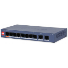 CS4010-8ET2GT-60 - PoE switch, 8x PoE, 2x Gb RJ-45 uplink, Cloud MNG L2, 60W