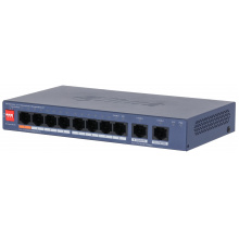 CS4010-8GT-60-V2 - Cloud MNG PoE switch, 8 x Gb PoE, 2 x Gb uplink, 60 W, police/nástěnné