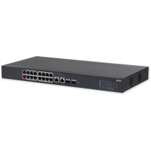 CS4218-16ET-190 - Cloud MNG PoE switch, 16 x PoE, 2 x Gb RJ45/SFP (combo), 190 W, police/rack 1U