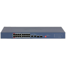 CS4218-16ET-190-V2 - Cloud MNG PoE switch, 16 x PoE, 2 x Gb RJ45/SFP (combo), 190 W, police
