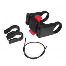 držák KlickFix na řidítka univerzální 22-26mm a 31,8mm černý