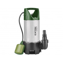EXTOL CRAFT Kalové čerpadlo ponorné nerezové na znečištěnou vodu, 1100W, 15000l/h 414162
