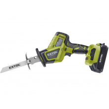 EXTOL CRAFT pila ocaska jednoruční aku, BRUSHLESS, 20V Li-ion, 2Ah 402454