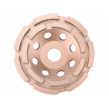 EXTOL INDUSTRIAL kotouč diamantový brusný dvouřadý, O 125x22,2mm