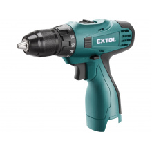 EXTOL INDUSTRIAL vrtací šroubovák aku, 16,6V MAX Li-ion, bez baterie a nabíječky