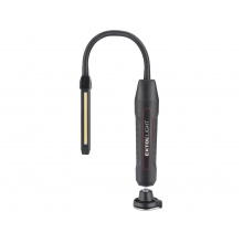 EXTOL LIGHT Lampa montážní, ohebné pracovní světlo USB nabíjecí, 500lm COB + 140lm LED