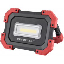 EXTOL LIGHT reflektor LED, 1000lm, USB nabíjení s powerbankou, Li-ion 43272
