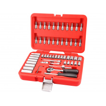 EXTOL PREMIUM hlavice nástrčné, sada 57ks, 1/4