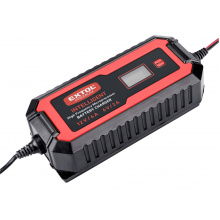 EXTOL PREMIUM Nabíječka baterií, autonabíječka řízená mikroprocesorem, 12V/6V, 4A 8897302