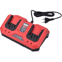 EXTOL PREMIUM nabíječka GARDEN20V, 2 x 2,4A