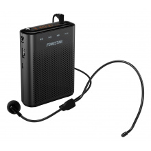 Fonestar ALTA-VOZ-30 - Malý průvodcovský PA systém s náhlavním mikrofonem, MP3 přehrávač / rekordér