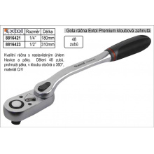 Gola ráčna Extol Premium kloubová zahnutá 1/2